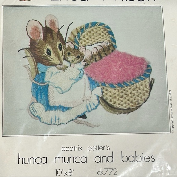 Erica Wilson Beatrix Potter’s Cross Stitch Kit - Picture 2 of 3